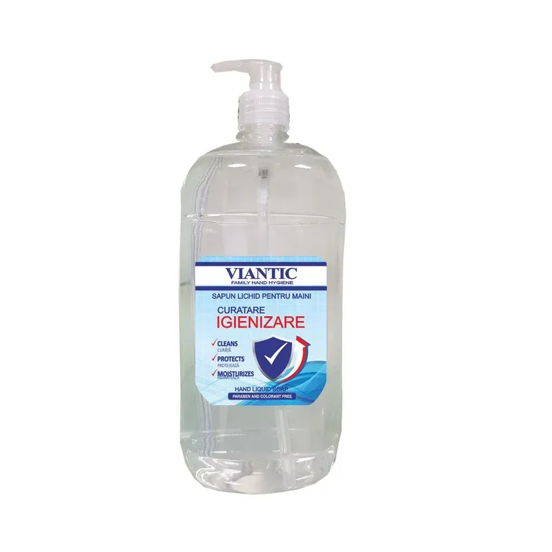 ВИАНТИК Жидкое мыло увлажняющее с глицерином и с защитой от бактерий 1l