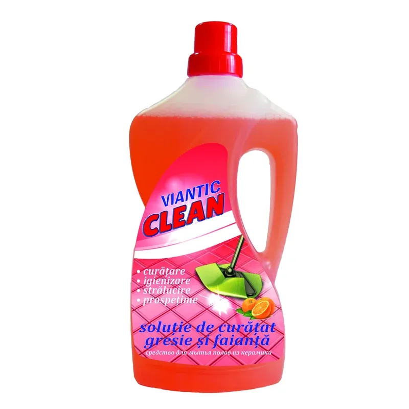 ВИАНТИК Раствор очистки полов керамики 1l Оранж